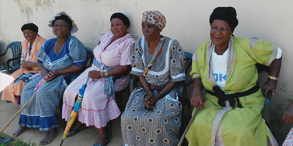 Members of the Woza Moya support group for older women in Ixopo KwaZulu Natal from the My New Old Self blog